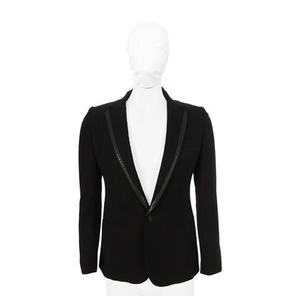 NUMBER (N)INE 2006 A/W Black Wool Suede Jacket Size 1