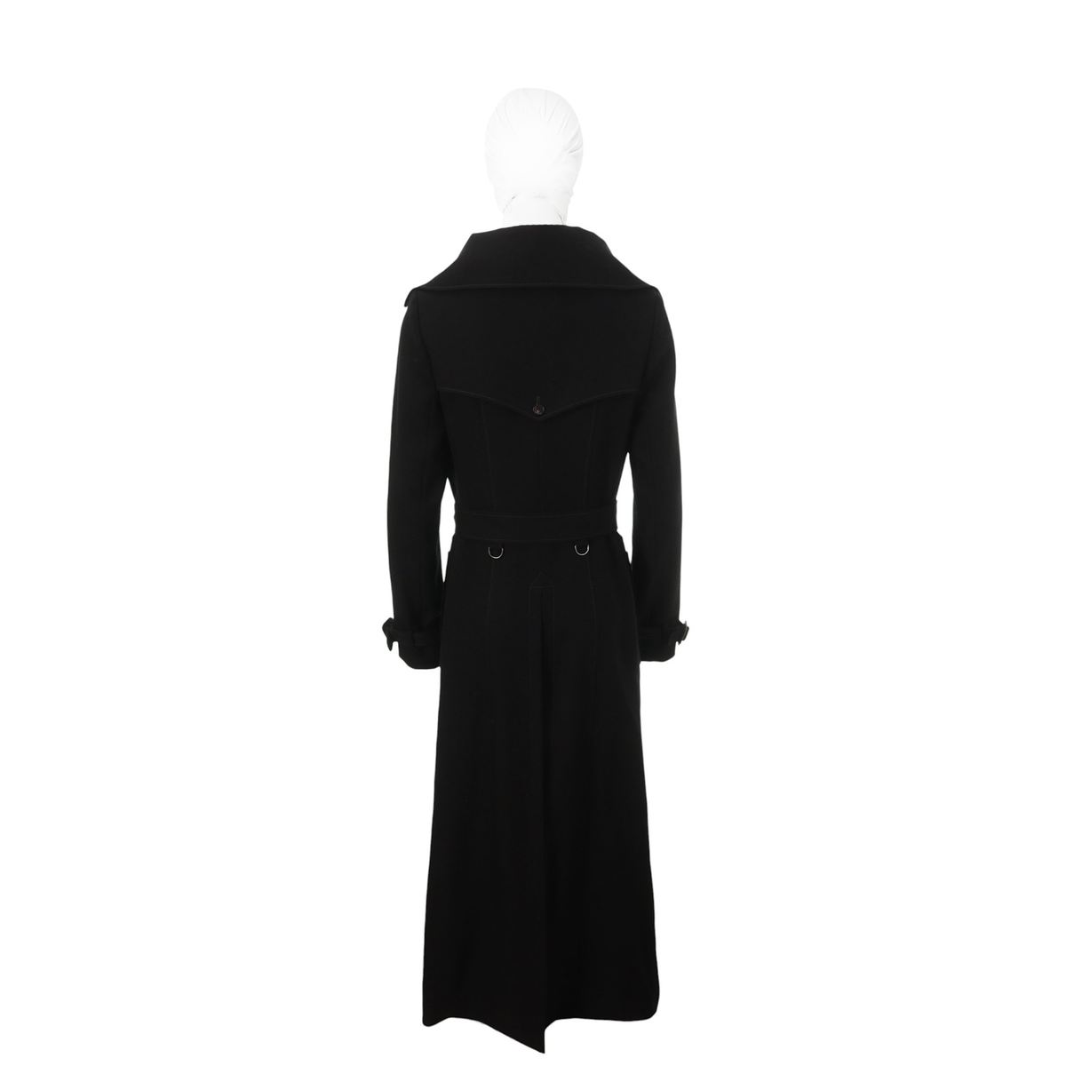 Maison Martin Margiela 2015 A/W Black Wool Coat Size 44