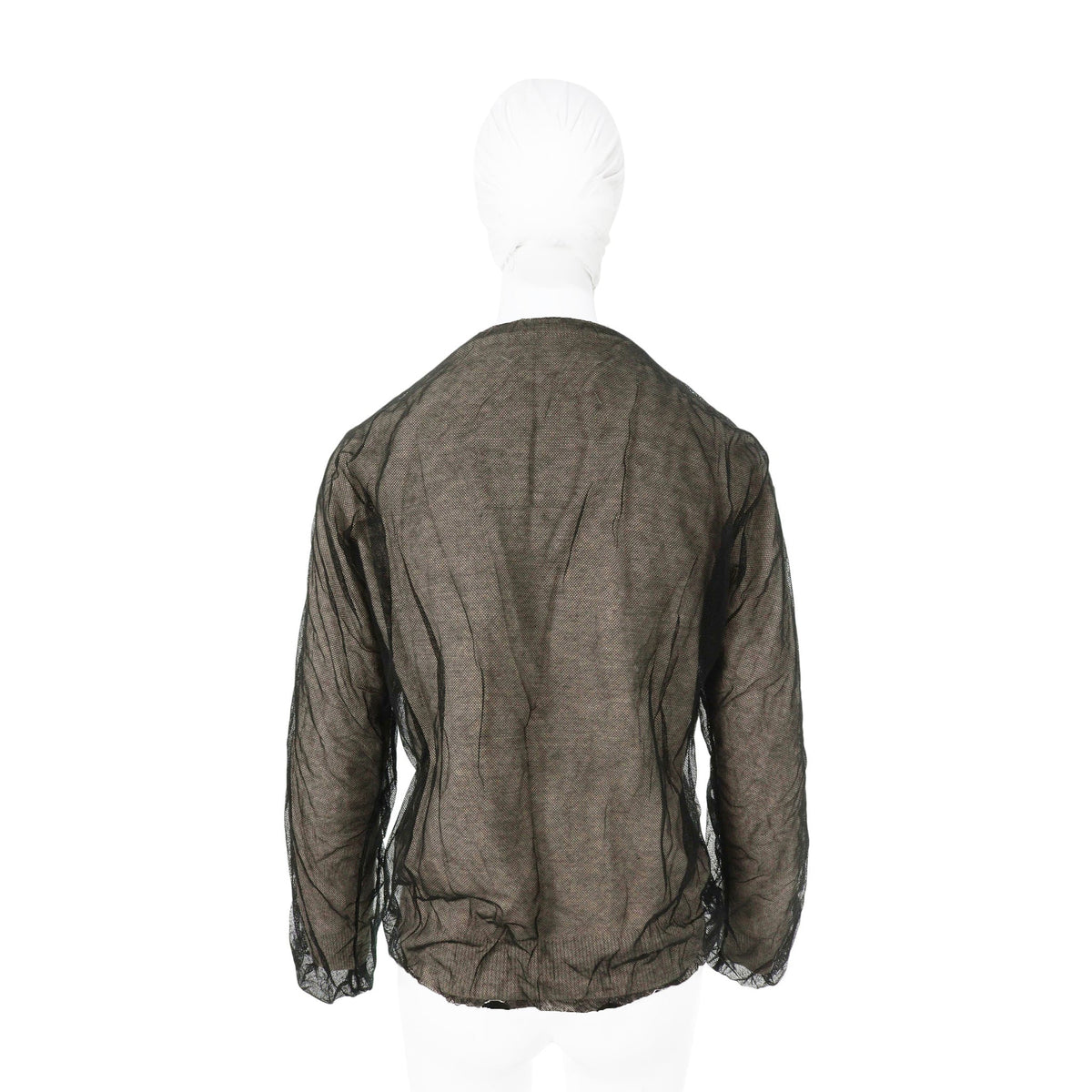 Maison Martin Margiela 2001 A/W Wool Knit Black Gray Size M