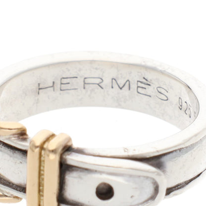 Hermes HERMÈS Silver Gold 925 Ring