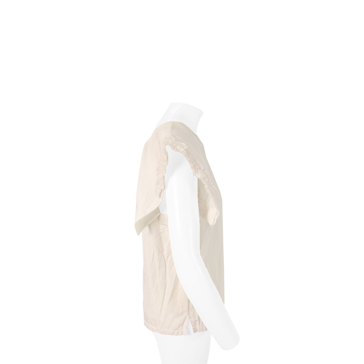 COMME des GARCONS 2014 S/S White Cotton Dress Size S