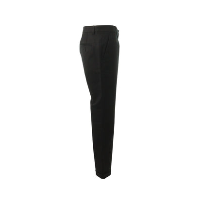 RAF SIMONS Cotton Pants Black Size 48