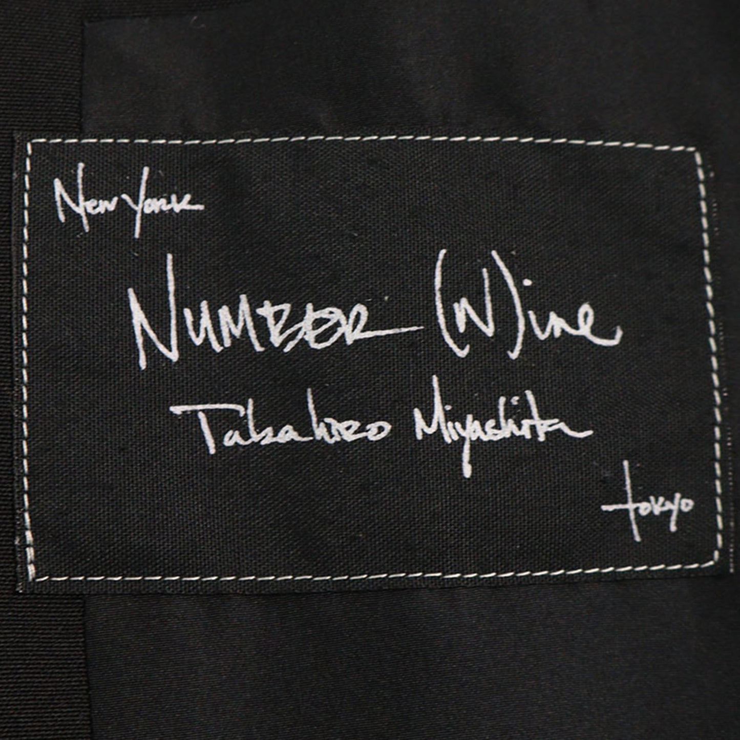 NUMBER (N)INE Black Jacket