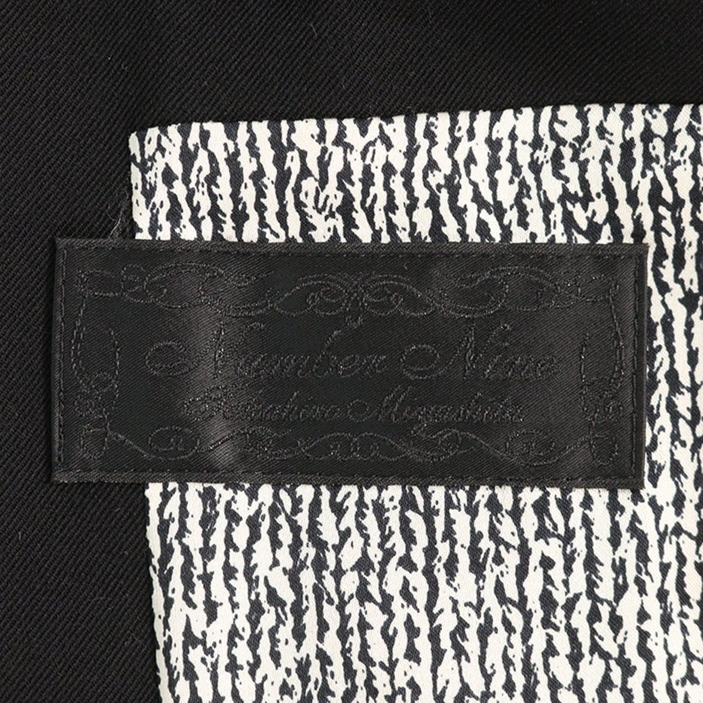 NUMBER (N)INE 2007 A/W Wool Coat Black White Size 3