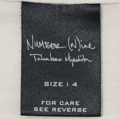 NUMBER (N)INE 2003SS-AW White Jacket Size 4