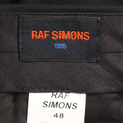 RAF SIMONS Cotton Pants Black Size 48