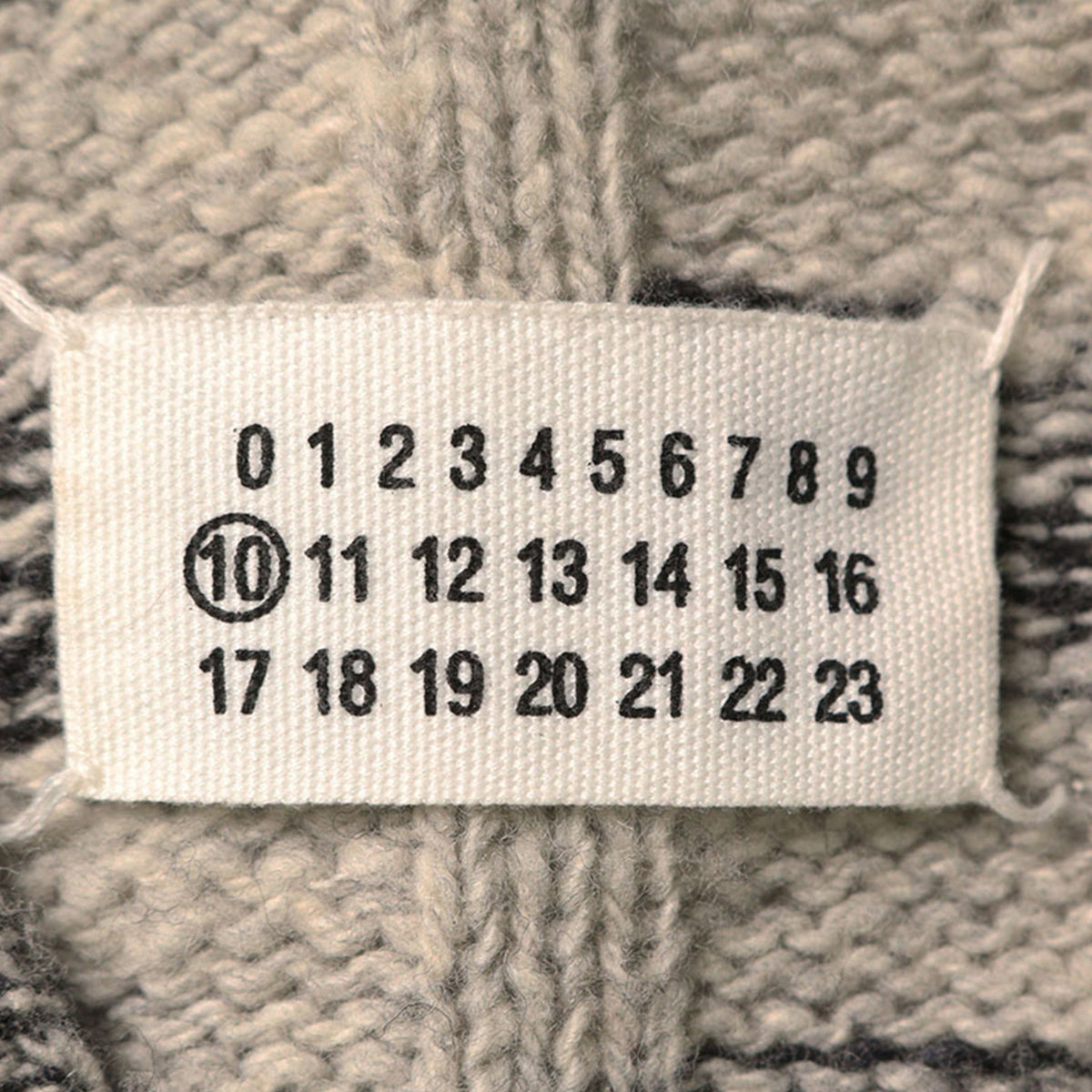 Maison Martin Margiela 2007 A/W Multi Wool Sweater Size S