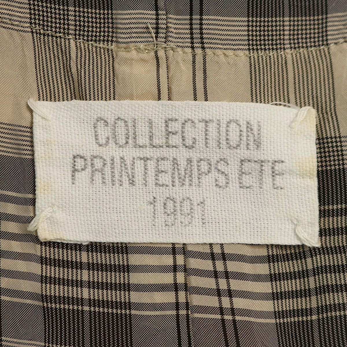 Maison Martin Margiela 1994 S/S Beige Gray Dress Size 42