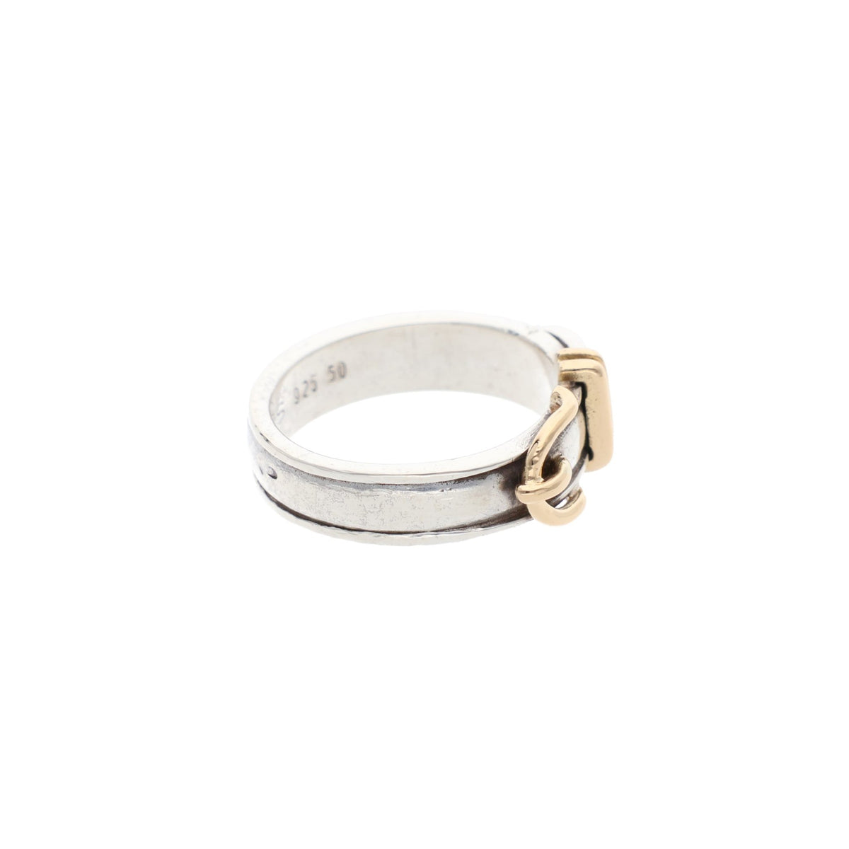 Hermes HERMÈS Silver Gold 925 Ring