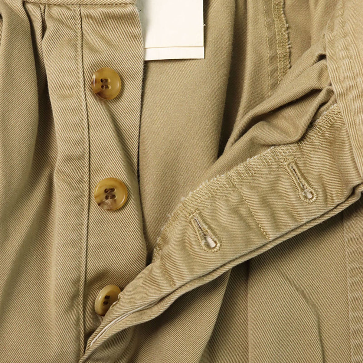COMME des GARCONS 2004 S/S Cotton Shorts Beige Size S