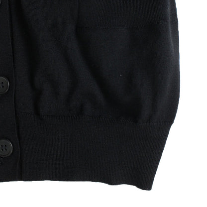 HERMES Black Wool Sweater Size L