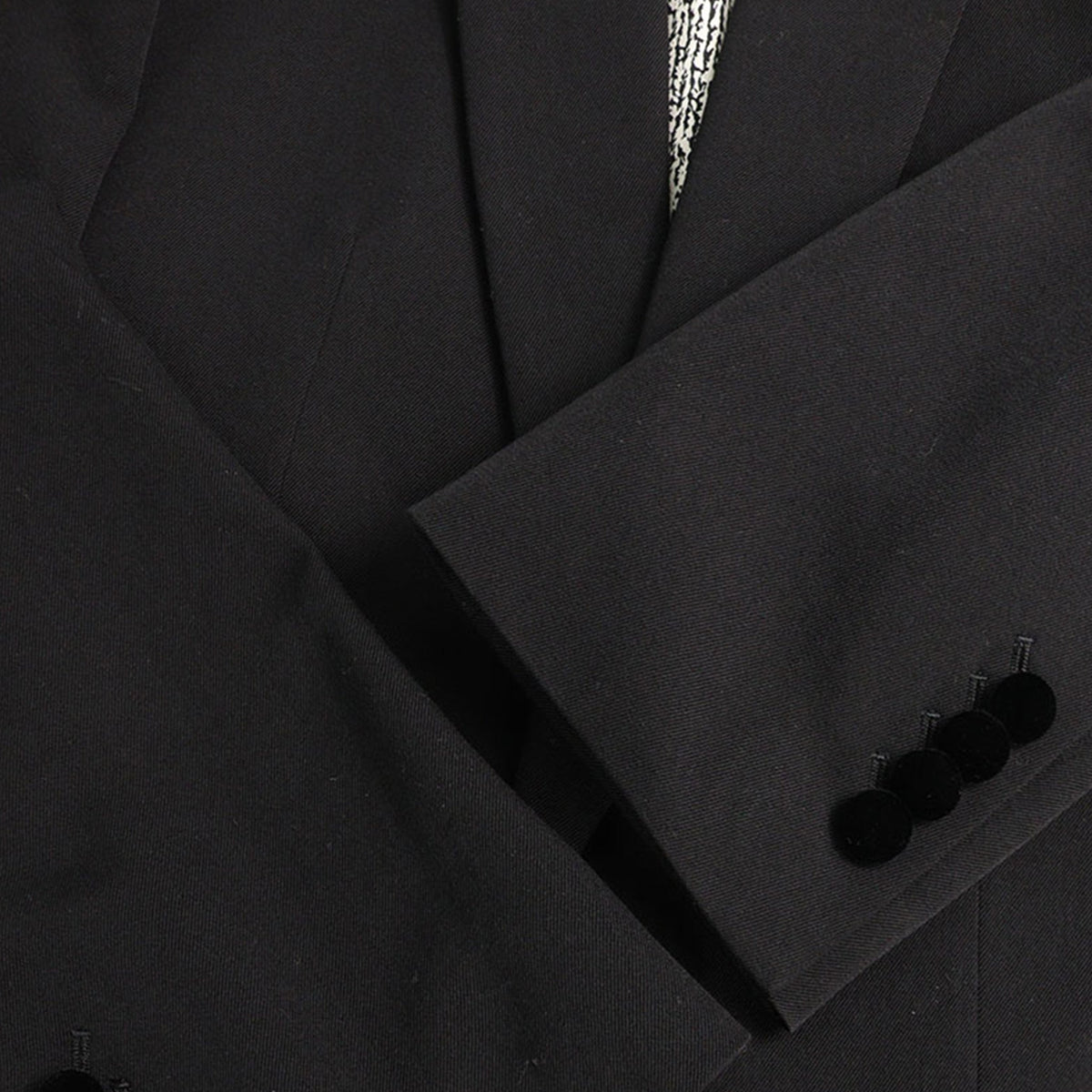 NUMBER (N)INE 2007 A/W Wool Coat Black White Size 3