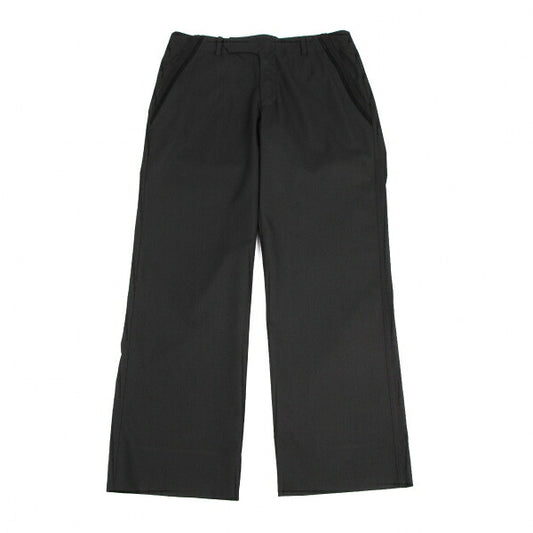 EMPORIO ARMANI Rib Trim Pocket Design Pants Black Size 48