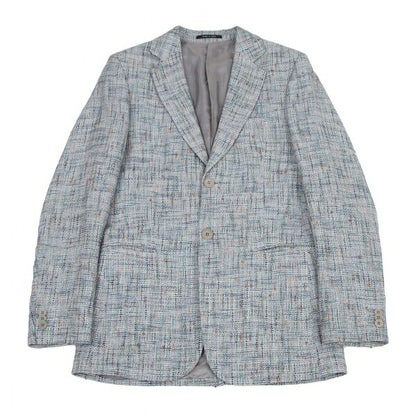 EMPORIO ARMANI A-Line Fancy Tweed 2B Jacket Size 46