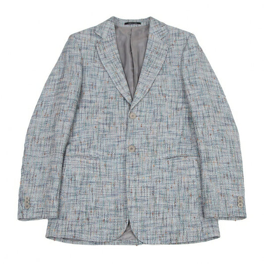 EMPORIO ARMANI A-Line Fancy Tweed 2B Jacket Size 46
