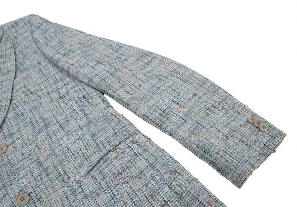 EMPORIO ARMANI A-Line Fancy Tweed 2B Jacket Size 46