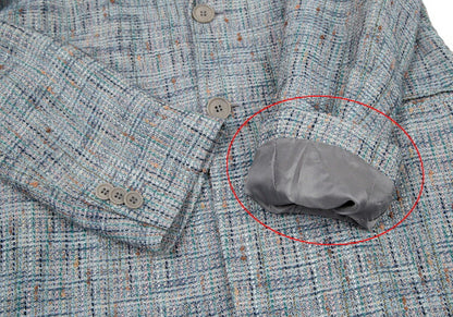 EMPORIO ARMANI A-Line Fancy Tweed 2B Jacket Size 46