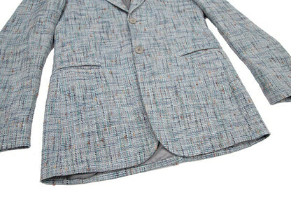 EMPORIO ARMANI A-Line Fancy Tweed 2B Jacket Size 46