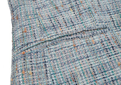 EMPORIO ARMANI A-Line Fancy Tweed 2B Jacket Size 46
