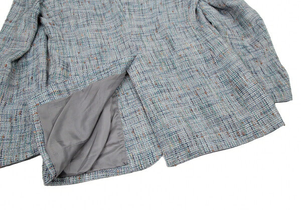 EMPORIO ARMANI A-Line Fancy Tweed 2B Jacket Size 46