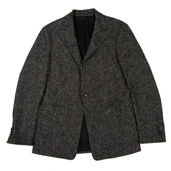 EMPORIO ARMANI JUDE LINE Melange Wool Jacket Black Size 46