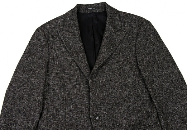EMPORIO ARMANI JUDE LINE Melange Wool Jacket Black Size 46