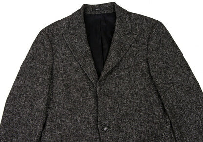 EMPORIO ARMANI JUDE LINE Melange Wool Jacket Black Size 46