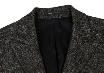 EMPORIO ARMANI JUDE LINE Melange Wool Jacket Black Size 46