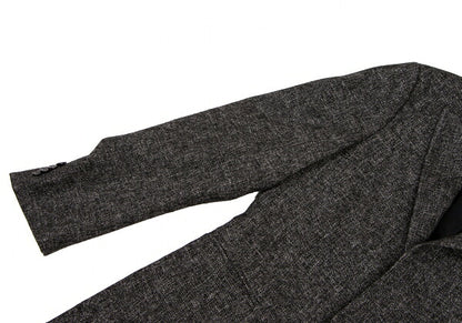 EMPORIO ARMANI JUDE LINE Melange Wool Jacket Black Size 46