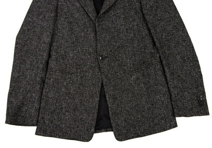 EMPORIO ARMANI JUDE LINE Melange Wool Jacket Black Size 46