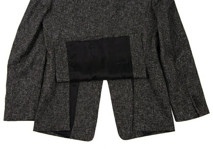 EMPORIO ARMANI JUDE LINE Melange Wool Jacket Black Size 46