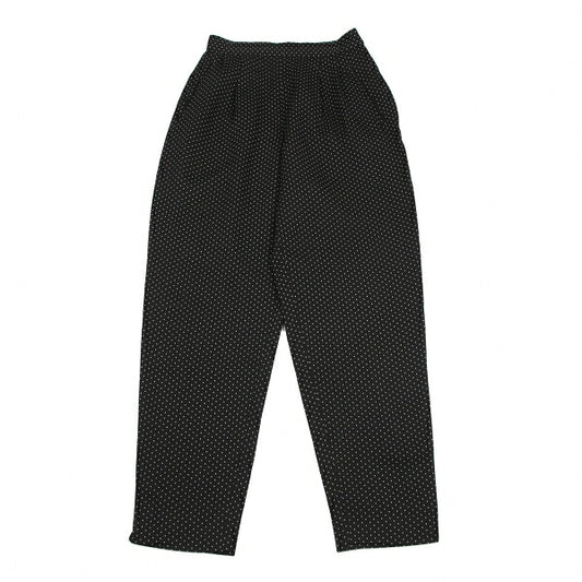 EMPORIO ARMANI Pindot Two-Tuck Pants Black Size 42