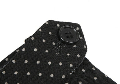 EMPORIO ARMANI Pindot Two-Tuck Pants Black Size 42