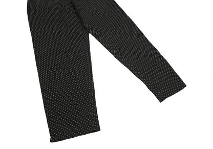 EMPORIO ARMANI Pindot Two-Tuck Pants Black Size 42