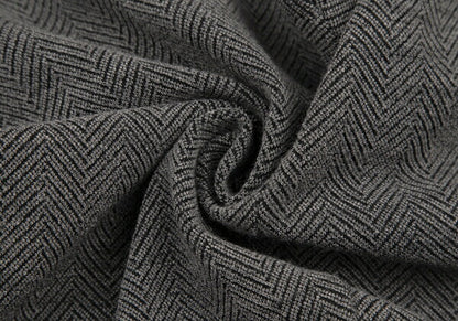 EMPORIO ARMANI Herringbone Knit Pants Gray Size 42