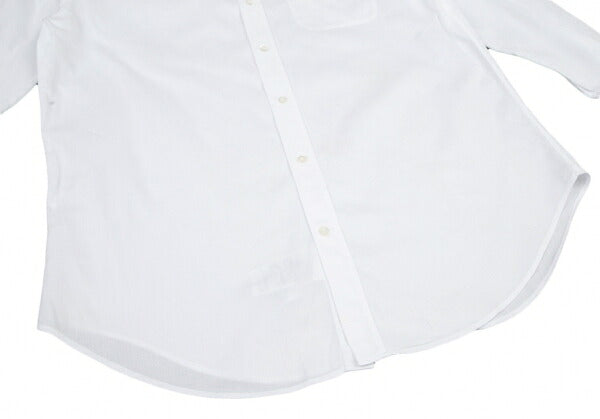 EMPORIO ARMANI Cotton Dobby Button-Down Shirt White Size 42