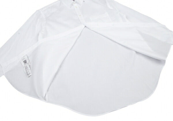 EMPORIO ARMANI Cotton Dobby Button-Down Shirt White Size 42