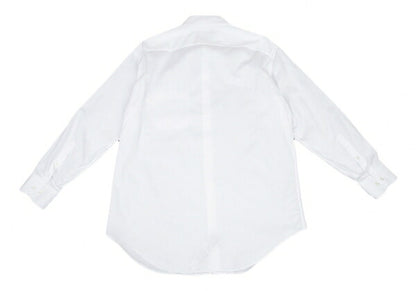 EMPORIO ARMANI Cotton Dobby Button-Down Shirt White Size 42