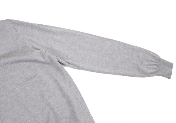 ARMANI COLLEZIONI Wool V-Neck Sweater Gray Size L