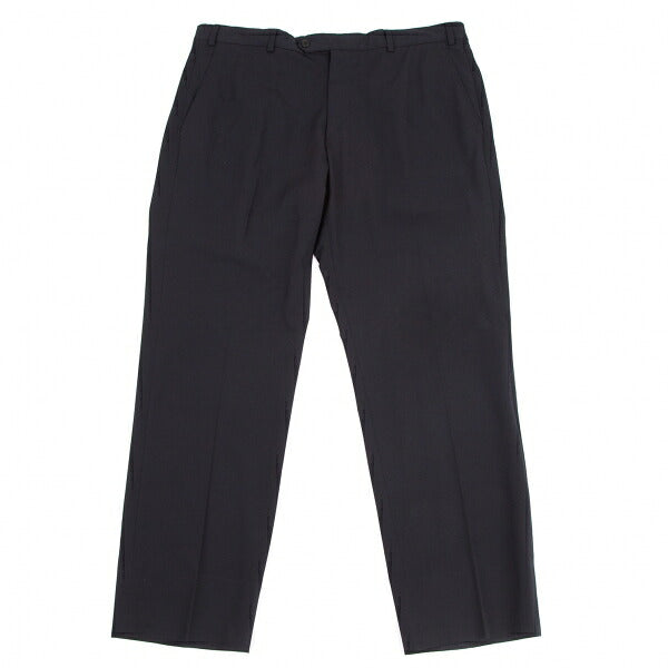 ARMANI COLLEZIONI Poly Rayon No-Tuck Pants Navy Size 54R