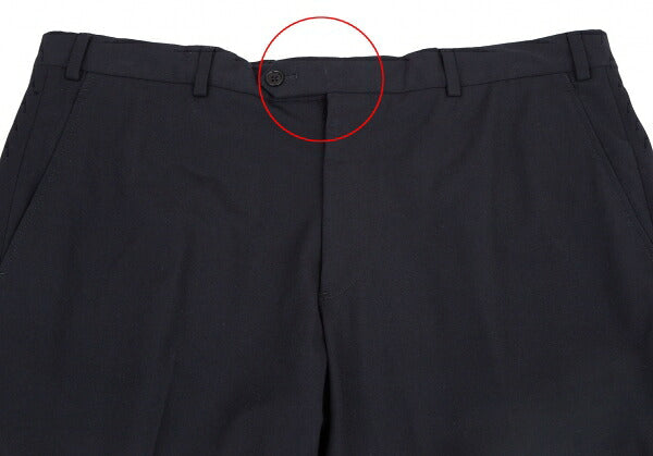 ARMANI COLLEZIONI Poly Rayon No-Tuck Pants Navy Size 54R