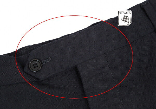 ARMANI COLLEZIONI Poly Rayon No-Tuck Pants Navy Size 54R