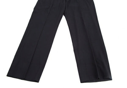 ARMANI COLLEZIONI Poly Rayon No-Tuck Pants Navy Size 54R