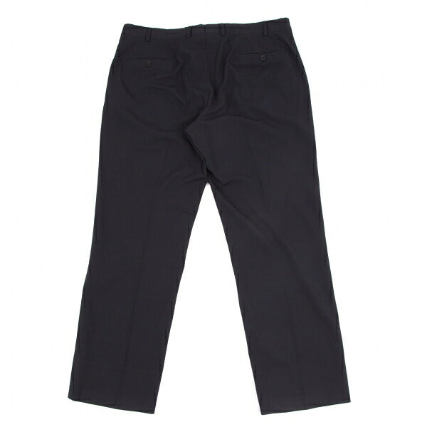 ARMANI COLLEZIONI Poly Rayon No-Tuck Pants Navy Size 54R
