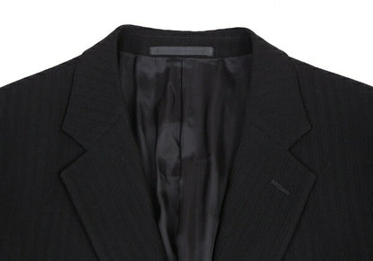 ARMANI COLLEZIONI Shadow Stripe Jacket Black Size 52R