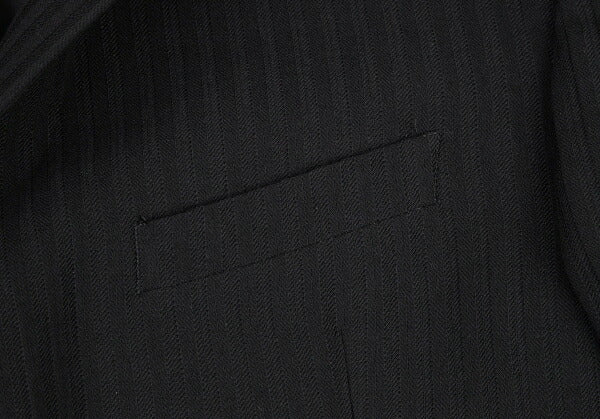ARMANI COLLEZIONI Shadow Stripe Jacket Black Size 52R