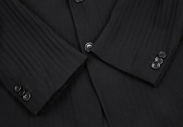 ARMANI COLLEZIONI Shadow Stripe Jacket Black Size 52R