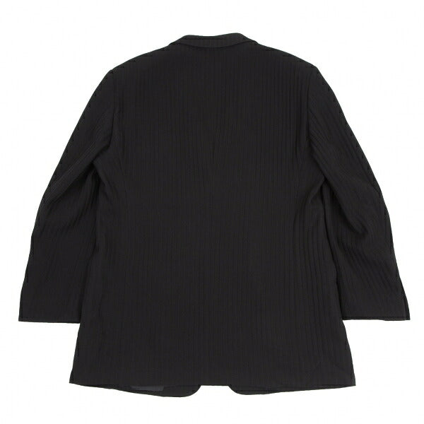 ARMANI COLLEZIONI Shadow Stripe Jacket Black Size 52R