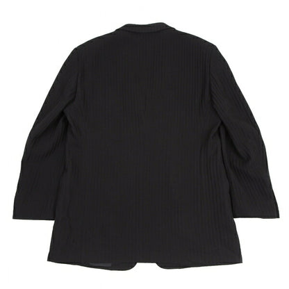 ARMANI COLLEZIONI Shadow Stripe Jacket Black Size 52R