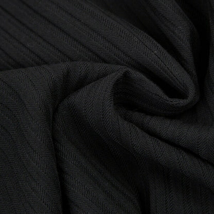 ARMANI COLLEZIONI Shadow Stripe Jacket Black Size 52R